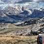 View across the Seiseralm, as a September storm clears away.